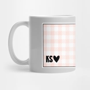 USA States: Kansas (pink plaid) Mug